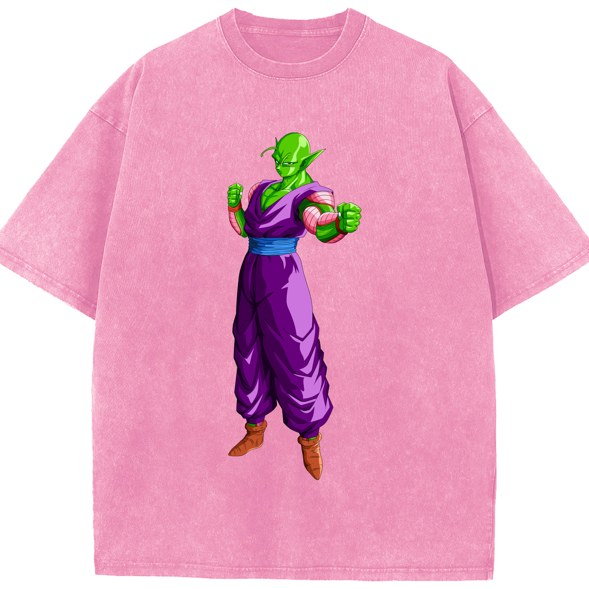 （画像用） ドラゴンボール ピッコロ DRAGON BALL Piccolo 綿100% ヴィンテージ風 半袖Tシャツ（フロントプリント）